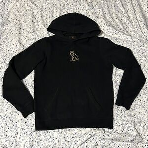 OVO Black Logo Owl Hoodie